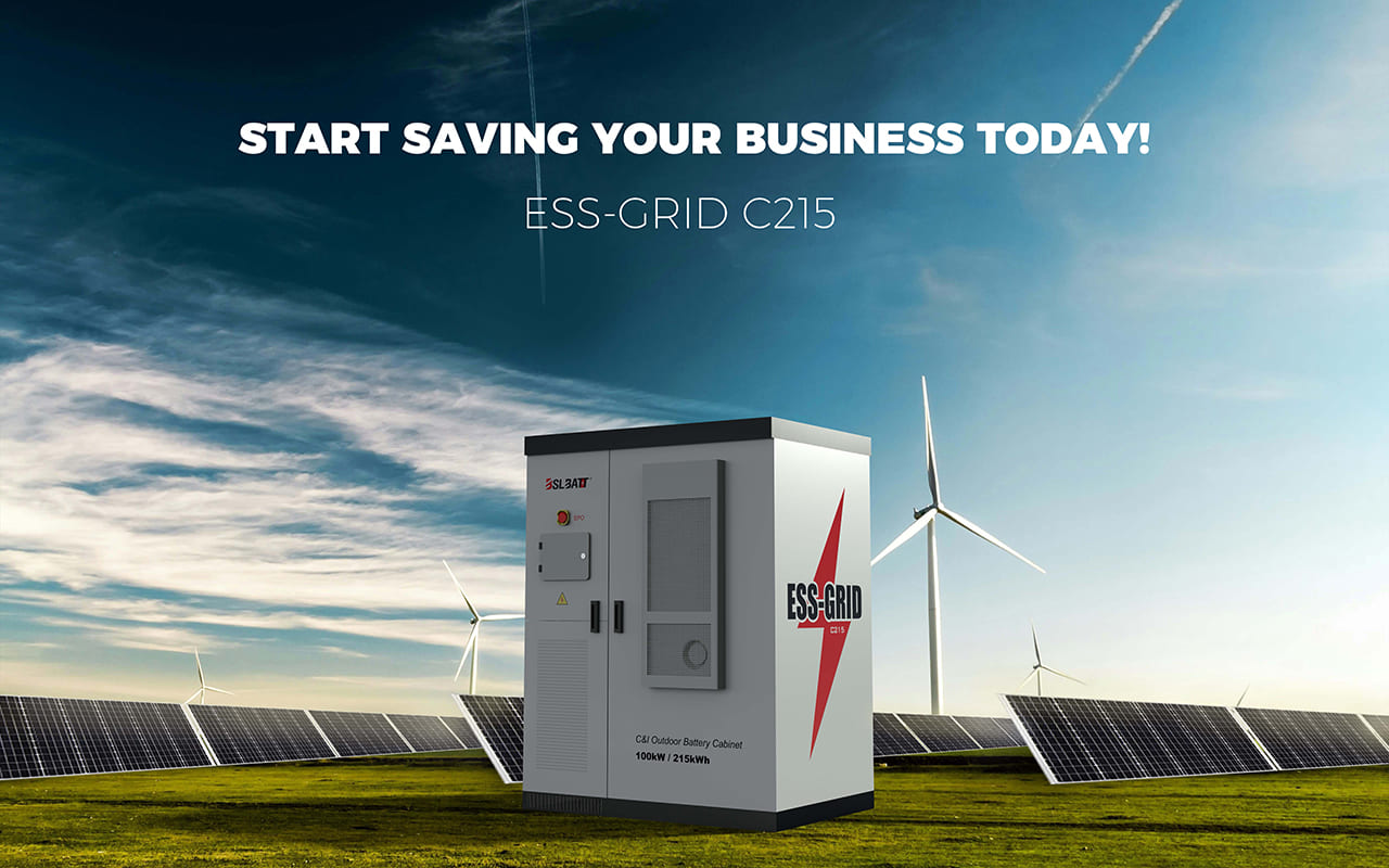 200kWh Commercial battery storage