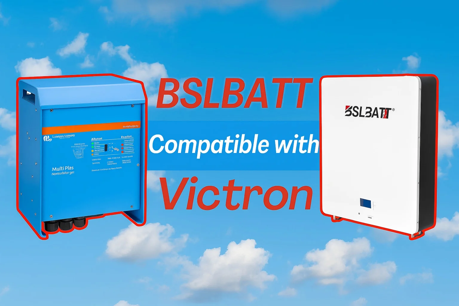 Victron inverter connected to BSLBATT solar battery