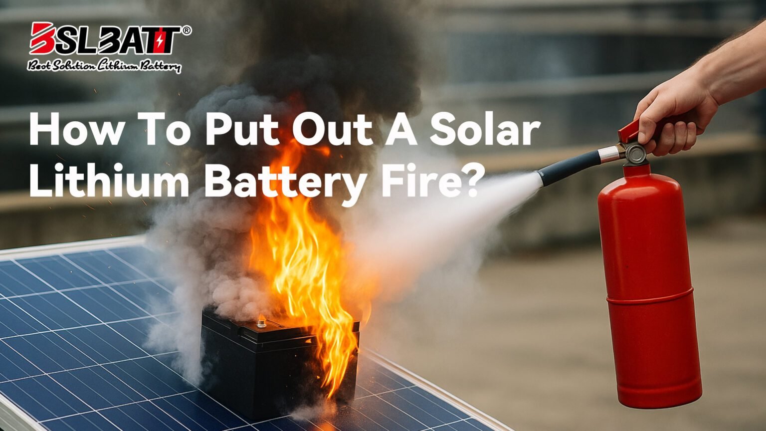 To Put How To Put Out A Solar Lithium Battery Fire?
