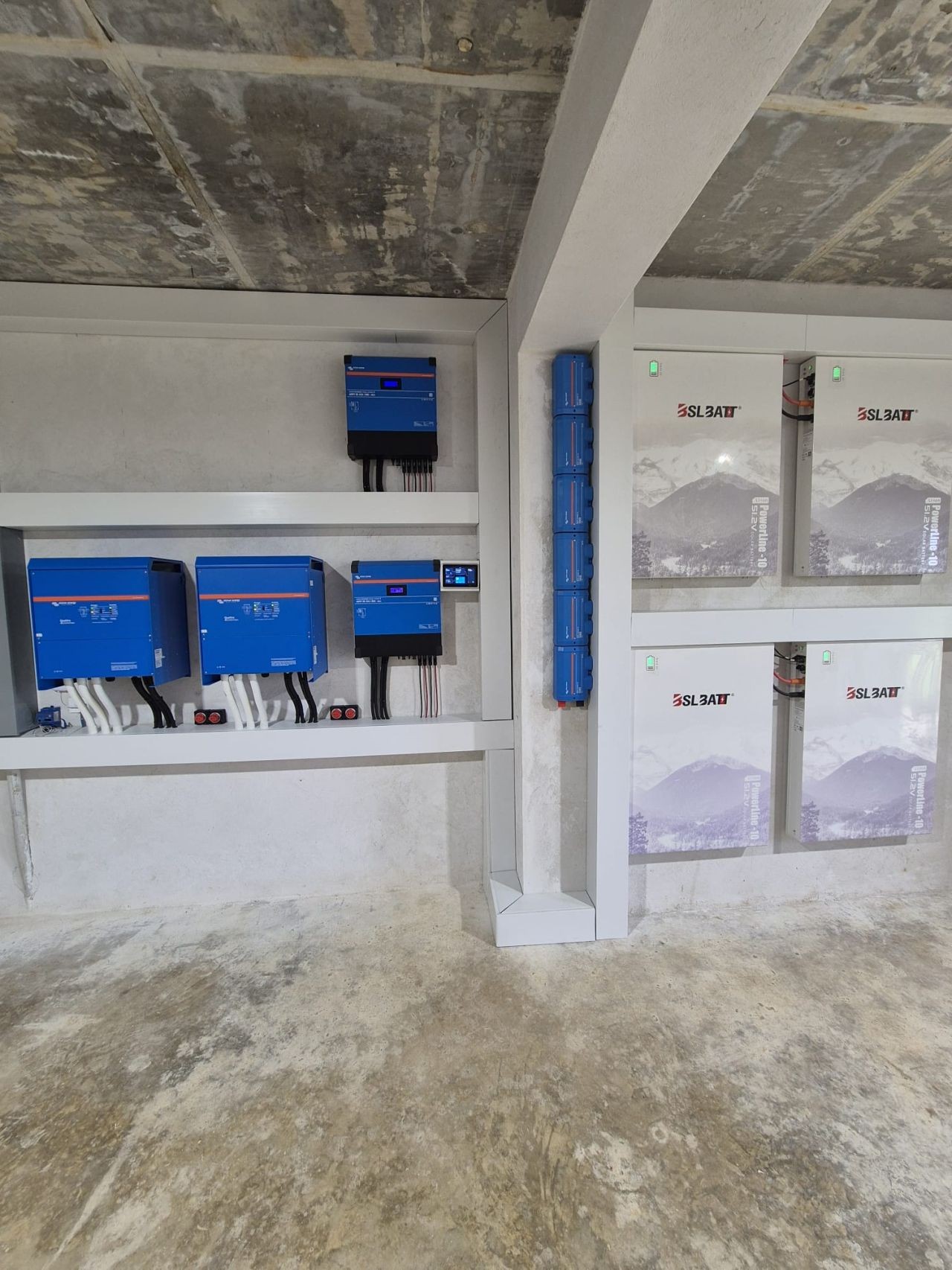 PowerLine-10 with Victron Inverter Off-Grid Solar System Project in Barbados