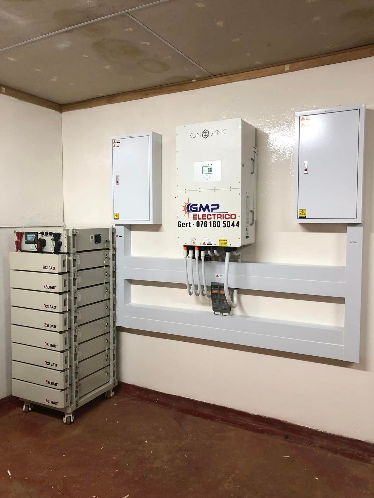 South Africa ESS-GRID HV PACK with Sunsynk Inverter 62.2kWh Industrial Solar Storage for Remote Areas Project