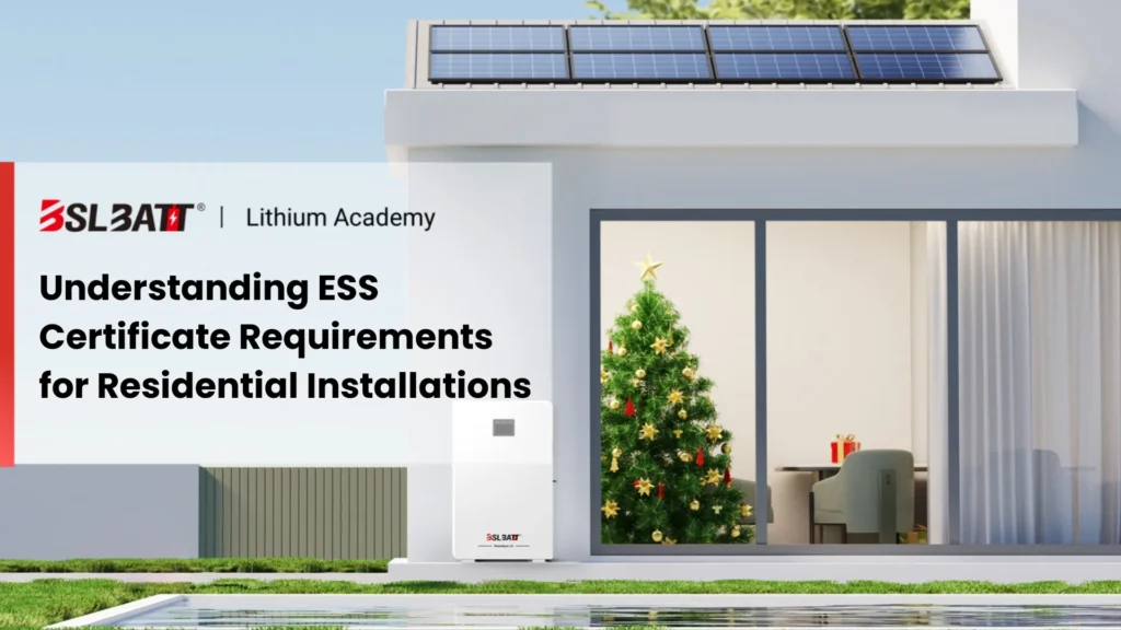 Understanding ESS Certificate Requirements for Residential Installations