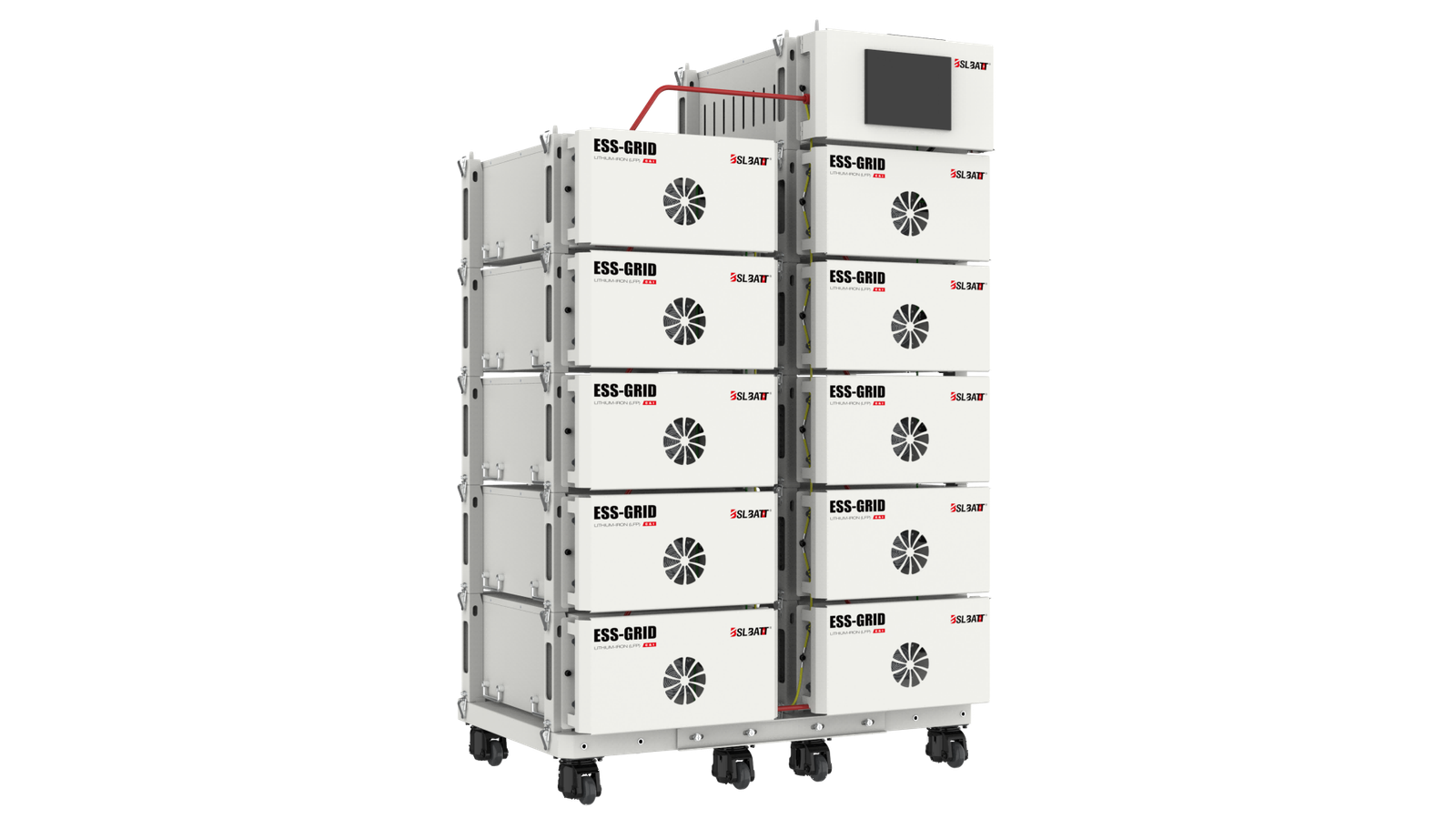 Ess Battery Racking ESS-GRID S205 105kWh - 167.9kWh Industrial Battery Storage System