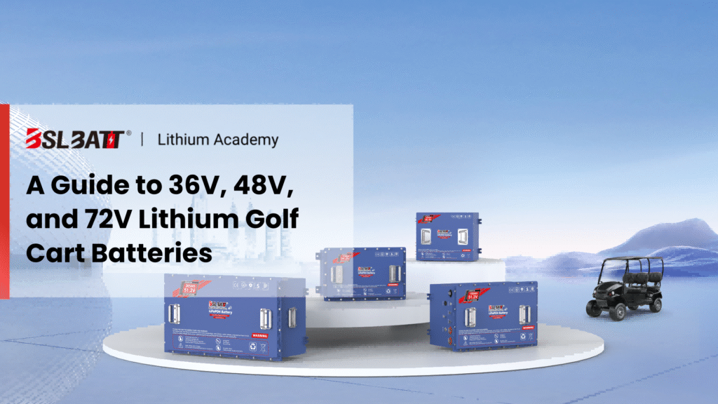 A Guide to 36V, 48V, and 72V Lithium Golf Cart Batteries(1)