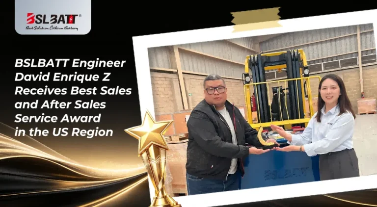 BSLBATT engineer David Enrique Z receives Best Sales and After Sales Service Award in the US Region for customer support excellence